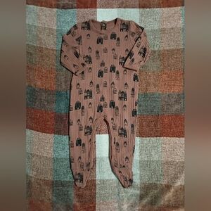 Fin & Vince Ribbed Cottages Footie Pajamas 12-24M EUC (Looks New) VHTF! Let Go!